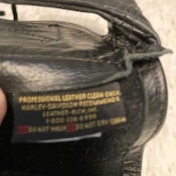 Ladies Harley Davidson Motorcycle Chaps w/ Heavy Elastic Thigh Insets - Picture 7 of 9